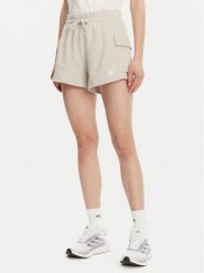 Adidas Szorty sportowe Essentials Small Logo JC5699 Beżowy Loose Fit. Brązowe szorty sportowe adidas, bez wzorów, z bawełny. Za 99.99 zł.