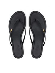 LAUREN RALPH LAUREN Japonki Raquel 802953931001 Czarny. Czarne japonki Lauren Ralph Lauren, bez wzorów, ze skóry. Za 269.99 zł.