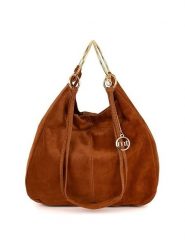 Mia Tomazzi Skórzana torebka "Tarabella" w kolorze jasnobrązowym - 34 x 30 x 11 cm rozmiar: onesize. Brązowe torebki klasyczne Mia Tomazzi, bez wzorów, z materiału, przez ramię, bez dodatków. Za 260.99 zł.