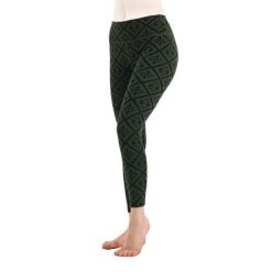 Venus - Legginsy termoaktywne (100% Merino / 230g/m²). Zielone bielizna termoaktywna damska WOOLONA, bez wzorów, z wełny, sportowe. W wyprzedaży za 351.00 zł.