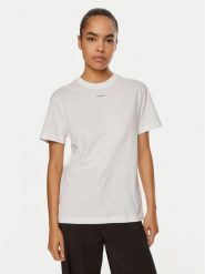 Calvin Klein T-Shirt Nano Logo K20K207519 Biały Regular Fit. Białe t-shirty Calvin Klein, m, bez wzorów, z bawełny, bez kołnierzyka, bez ramiączek. Za 99.99 zł.