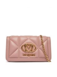 LOVE MOSCHINO Torebka JC5640PP0OLC0600 Różowy. Czerwone kopertówki Love Moschino, bez wzorów, ze skóry, wizytowe, bez dodatków. Za 699.99 zł.