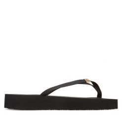 Japonki Tommy Hilfiger. Czarne japonki Tommy Hilfiger, bez wzorów. Za 129.99 zł.