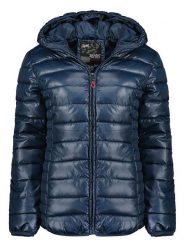 Canadian Peak Kurtka pikowana "Colombiana Hood" w kolorze granatowym rozmiar: XL. Niebieskie kurtki Canadian Peak, xl, bez wzorów, bez kaptura. Za 95.01 zł.