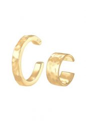 Elli Ladies Earcuff Set Geo Look in 925 Sterling Silver Kolczyki 1 ct Damski. Szare kolczyki Elli, srebrne. Za 233.99 zł.