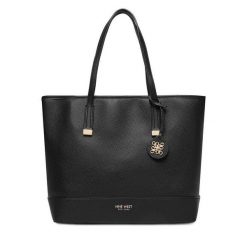 Torebka Nine West. Czarne shopper bag Nine West, bez wzorów, bez dodatków. Za 299.99 zł.