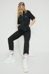 Dickies kombinezon bawełniany kolor czarny bawełniany z kołnierzykiemm. Czarne kombinezony Dickies, m, bez wzorów, z bawełny, bez kołnierzyka, bez ramiączek, krótkie. Za 439.99 zł.