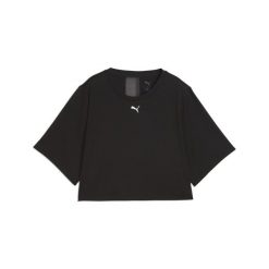Damska koszulka z siateczki CLOUDSPUN PUMA Black. Czarne t-shirty sportowe Puma, l, bez wzorów, z materiału, bez ramiączek. W wyprzedaży za 144.00 zł.