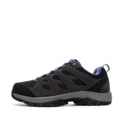 Buty trekkingowe Columbia Redmond Szare/Niebieskie. Czarne trekkingi Columbia, bez wzorów, z gumy, bez zapięcia, trekkingowe. Za 423.20 zł.
