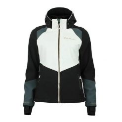 Kurtka damska Peak Mountain Softshell Ametisffb. Czarne kurtki Peak Mountain, m, z aplikacjami, z elastanu, klasyczne. Za 357.50 zł.