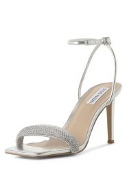 Steve Madden Sandały - Entice-R Kobiety Syntetyczny srebrny, 41. Szare sandały Steve Madden, bez wzorów, z syntetyku, bez obcasa, bez zapięcia. Za 599.95 zł.