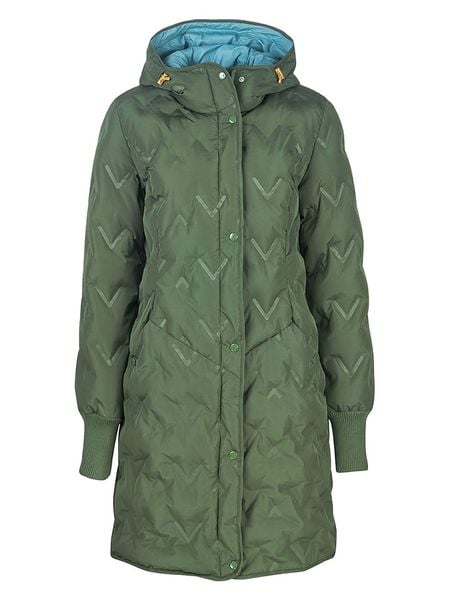 Finside Kurtka zimowa "Juolukka" w kolorze zielonym rozmiar: 36. Zielone kurtki finside, na zimę, bez wzorów, z puchu, bez kaptura. Za 594.39 zł.