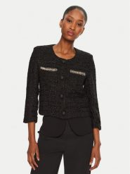 Rinascimento Kardigan CFC0019573002 Czarny Regular Fit. Czarne swetry Rinascimento, s, bez wzorów, z syntetyku, bez ramiączek. Za 369.99 zł.