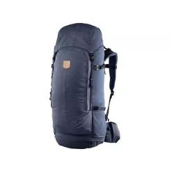 Plecak trekkingowy Fjallraven Keb 72 - storm/dark navy. Niebieskie plecaki Fjällräven, bez wzorów, bez dodatków. Za 1,248.99 zł.