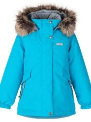 LENNE Parka zimowa "Mila" w kolorze błękitnym rozmiar: 128. Niebieskie płaszcze LENNE, na zimę, s, bez wzorów, bez kaptura. Za 304.99 zł.