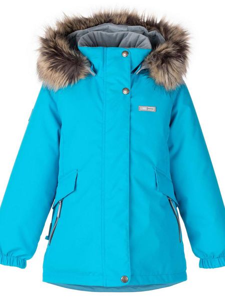 LENNE Parka zimowa "Mila" w kolorze błękitnym rozmiar: 92. Niebieskie płaszcze LENNE, na zimę, s, bez wzorów, bez kaptura. Za 304.99 zł.