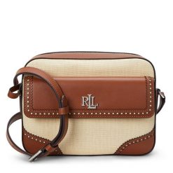 Torebka LAUREN RALPH LAUREN. Brązowe listonoszki Lauren Ralph Lauren, bez wzorów, bez dodatków. Za 899.99 zł.