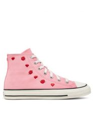 Converse Trampki Chuck Taylor All Star Valentine'S Day A12624C Różowy. Czerwone trampki Converse, bez wzorów, z materiału, retro, bez zapięcia. Za 189.99 zł.