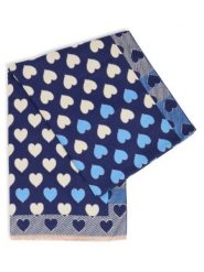 Marie Lund Szalik Kobiety wiskoza niebieski|wielokolorowy|biały, ONE SIZE. Białe szaliki i kominy Marie Lund, bez wzorów, z wiskozy. Za 119.95 zł.