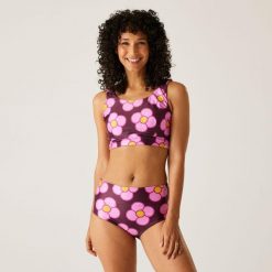 Orla Kiely Reversible damskie bikini odwracalne. Niebieskie bikini Regatta, bez wzorów, z tkaniny. W wyprzedaży za 299.35 zł.