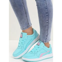 Niebieskie Buty Sportowe Sing with Me. Niebieskie buty sportowe lifestyle Born2be, bez wzorów, sportowe, z okrągłym noskiem, bez zapięcia. Za 39.99 zł.
