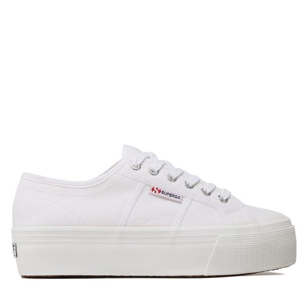 Tenisówki Superga. Białe trampki Superga, bez wzorów, bez zapięcia. Za 189.99 zł.
