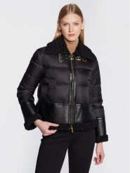 Pinko Kurtka puchowa Iside 1G18KJ Y4V5 Czarny Regular Fit. Czarne kurtki Pinko, bez wzorów, z puchu, bez kaptura. Za 1,349.00 zł.