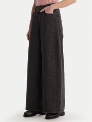 Weekend Max Mara Jeansy Vortice 2615181011 Czarny Wide Leg. Czarne jeansy Weekend Max Mara, bez wzorów, z bawełny. Za 889.99 zł.