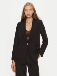 Maryley Marynarka 24IB187/M05/43NE Czarny Regular Fit. Czarne marynarki i żakiety Maryley, m, bez wzorów, z syntetyku, bez ramiączek. Za 279.99 zł.