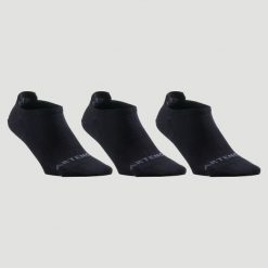 Skarpety sportowe tenis Artengo RS160 Lowedge 3 pary. Szare skarpetki ARTENGO, bez wzorów, z bawełny. Za 29.99 zł.
