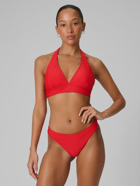 4F Góra od bikini damska - czerwona M. Czerwone bikini 4f, bez wzorów. Za 69.99 zł.