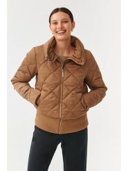 TATUUM Kurtka pikowana w kolorze jasnobrązowym rozmiar: 38. Brązowe kurtki Tatuum, bez wzorów, bez kaptura. Za 227.31 zł.