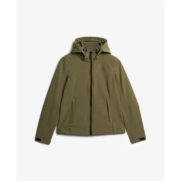 Damska kurtka z kapturem Superdry Classic Trekker. Zielone kurtki Superdry, s, bez wzorów, z materiału, eleganckie, z kapturem. Za 429.55 zł.
