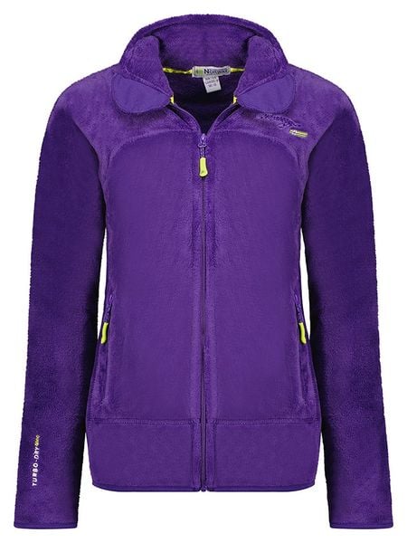Geographical Norway Kurtka polarowa "Upaline" w kolorze fioletowym rozmiar: L. Różowe kurtki Geographical Norway, l, bez wzorów, z materiału, bez kaptura. Za 91.77 zł.