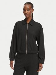 HUGO Bluza Dayane 50557503 Czarny Regular Fit. Czarne bluzy Hugo, m, bez wzorów, z syntetyku, bez ramiączek, bez kaptura. Za 799.99 zł.