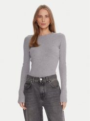 Kontatto Sweter 3M0809C Szary Slim Fit. Szare swetry Kontatto, m, bez wzorów, z syntetyku, bez ramiączek. Za 249.99 zł.