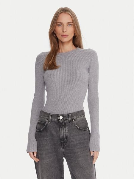 Kontatto Sweter 3M0809C Szary Slim Fit. Szare swetry Kontatto, m, bez wzorów, z syntetyku, bez ramiączek. Za 249.99 zł.