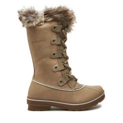 Śniegowce Kimberfeel. Brązowe śniegowce Kimberfeel, bez wzorów, bez zapięcia. Za 679.99 zł.