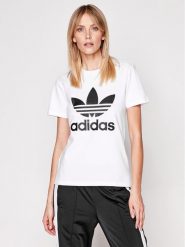 Adidas T-Shirt adicolor Classics Trefoil GN2899 Biały Regular Fit. Białe t-shirty adidas, bez wzorów, z bawełny, bez kołnierzyka, bez ramiączek. Za 79.99 zł.