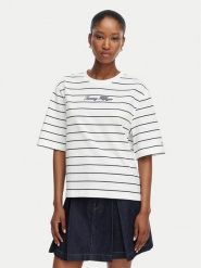 Tommy Hilfiger T-Shirt Classic WW0WW50948 Biały Relaxed Fit. Białe t-shirty Tommy Hilfiger, xs, bez wzorów, z bawełny, bez kołnierzyka, bez ramiączek. Za 209.99 zł.