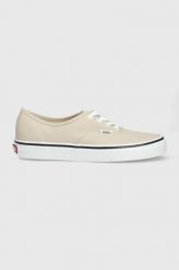 Vans tenisówki Authentic damskie kolor beżowy VN0A5KS9BLL1. Brązowe trampki Vans, bez wzorów, z gumy, klasyczne, bez zapięcia. Za 299.99 zł.