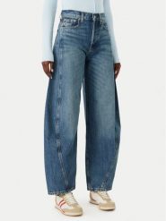 Tommy Jeans Jeansy Ella DW0DW23098 Niebieski Barrel Fit. Niebieskie jeansy Tommy Jeans, bez wzorów, z jeansu. Za 489.99 zł.