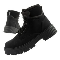 Buty trapery zimowe za kostkę damskie O'neill ocieplane. Czarne traperki O'Neill, bez wzorów, z gumy, klasyczne, za kostkę, bez obcasa, bez zapięcia. Za 239.00 zł.