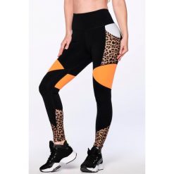 Legginsy fitness damskie Zumba Wear Dance Crew z wysokim stanem. Czerwone legginsy ZUMBA WEAR, bez wzorów, z poliamidu, sportowe. W wyprzedaży za 259.00 zł.