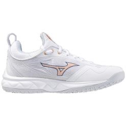 Buty Mizuno Wave Luminous 2 białe do trailu. Białe buty treningowe Mizuno, bez wzorów, z tkaniny, bez zapięcia, do biegania, mizuno wave. Za 705.15 zł.