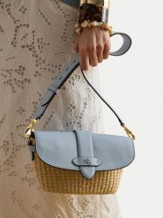 LAUREN RALPH LAUREN Torebka 431P10158003 Beżowy. Brązowe listonoszki Lauren Ralph Lauren, bez wzorów, bez dodatków. Za 1,699.00 zł.