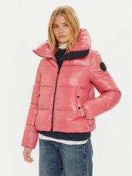 Save The Duck Kurtka puchowa D39370W LUCK19 Różowy Regular Fit. Czerwone kurtki Save the duck, bez wzorów, z puchu, bez kaptura. Za 929.99 zł.