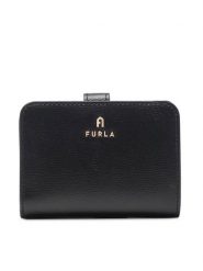 Furla Portfel Camelia WP00315-ARE000-O6000-1-007-20-CN-P Czarny. Czarne portfele Furla, bez wzorów, ze skóry. Za 499.99 zł.
