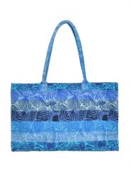 BLE Shopper bag w kolorze niebieskim - 58 x 32 cm rozmiar: onesize. Niebieskie shopper bag BLE, bez wzorów, z materiału, na ramię, bez dodatków. Za 107.62 zł.