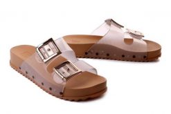 ZAXY JJ285251 PARTNER III FEM beż transparent, klapki damskie. Brązowe klapki Zaxy, bez wzorów, bez obcasa, bez zapięcia. Za 199.90 zł.